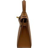 エルメス HERMES ミニケリー2 K刻印 ゴールド ゴールド金具 エプソン レディース ハンドバッグ