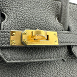 エルメス HERMES バーキン25 G刻印 ブラック ゴールド金具 トゴ レディース ハンドバッグ