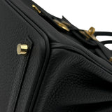 エルメス HERMES バーキン25 G刻印 ブラック ゴールド金具 トゴ レディース ハンドバッグ