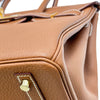 エルメス HERMES バーキン30 K刻印 ゴールド ゴールド金具 トゴ レディース ハンドバッグ