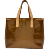 ルイ・ヴィトン LOUIS VUITTON リードPM ブロンズ モノグラム・ヴェルニ レディース トートバッグ