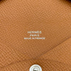 エルメス HERMES カルヴィ B刻印 ゴールド シルバー金具 エプソン ユニセックス カードケース