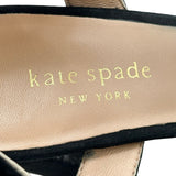 ケイトスペード kate spade クロスヒールサンダル ブラック スウェード レディース サンダル