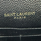 サンローラン SAINT LAURENT カサンドラチェーンウォレット 742920 ブラック ゴールド金具 グレインレザー レディース ショルダーバッグ