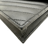 サンローラン SAINT LAURENT カサンドラチェーンウォレット 742920 ブラック ゴールド金具 グレインレザー レディース ショルダーバッグ