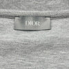 クリスチャン・ディオール Christian Dior CDロゴ刺繍半袖ポロシャツ 593J812A3025 グレー コットン メンズ ポロシャツ