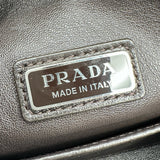 プラダ PRADA ナッパレザー2WAYショルダーバッグ 2VH188_2C75_F0003_V_DOO ブラウン シルバー金具 レザー ユニセックス ショルダーバッグ
