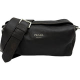 プラダ PRADA ナッパレザー2WAYショルダーバッグ 2VH188_2C75_F0003_V_DOO ブラウン シルバー金具 レザー ユニセックス ショルダーバッグ