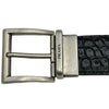 プラダ PRADA クロコダイルレザーベルト 36 2CC601 ブラック シルバー金具 クロコ レディース ベルト