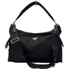 プラダ PRADA エクスプローラRE-NYLONレザーバッグ 2VH204_2DW3_F0002_V_OOO ブラック シルバー金具 ナイロン メンズ ショルダーバッグ