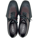 プラダ PRADA ブラッシュドレザーダービーシューズ 2EG413 ブラウン レザー メンズ その他靴