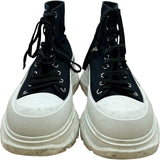アレキサンダーマックイーン Alexander McQUEEN トレッドスリック ハイカットスニーカー ブラック キャンバス メンズ スニーカー