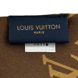 ルイ・ヴィトン LOUIS VUITTON バンドーモノグラム・コンフィデンシャル M78655 ブラウン シルク レディース スカーフ