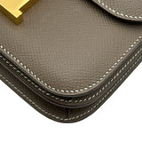エルメス HERMES コンスタンス3ミニ ミロワール K刻印 エトゥープ ゴールド金具 エプソン レディース ショルダーバッグ