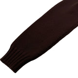 Loro Piana バージンウールニットセーター FAI778 ブラウン ウール メンズ セーター
