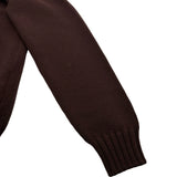 Loro Piana バージンウールニットセーター FAI778 ブラウン ウール メンズ セーター