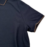 Loro Piana ブレンドウッド ポロシャツ FAI4903 ネイビー コットン メンズ ポロシャツ