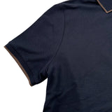 Loro Piana ブレンドウッド ポロシャツ FAI4903 ネイビー コットン メンズ ポロシャツ