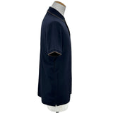 Loro Piana ブレンドウッド ポロシャツ FAI4903 ネイビー コットン メンズ ポロシャツ