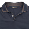 Loro Piana ブレンドウッド ポロシャツ FAI4903 ネイビー コットン メンズ ポロシャツ