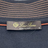Loro Piana ブレンドウッド ポロシャツ FAI4903 ネイビー コットン メンズ ポロシャツ