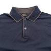 Loro Piana ブレンドウッド ポロシャツ FAI4903 ネイビー コットン メンズ ポロシャツ