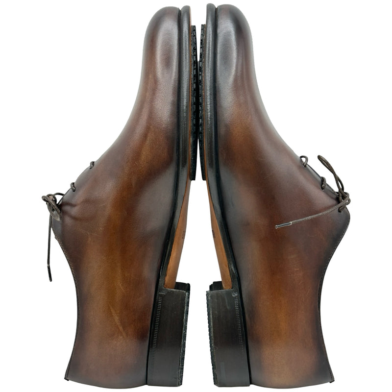 ベルルッティ Berluti カリグラフィ レザーシューズ ブラウン レザー