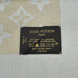 ルイ・ヴィトン LOUIS VUITTON ショール・モノグラムシャイン M75121 グレー/ゴールド シルク/ウール/レーヨン レディース その他小物