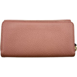 グッチ GUCCI インターロッキングGラウンドファスナー長財布 449397 ピンク ゴールド金具 レザー レディース 長財布