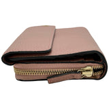 グッチ GUCCI インターロッキングGラウンドファスナー長財布 449397 ピンク ゴールド金具 レザー レディース 長財布