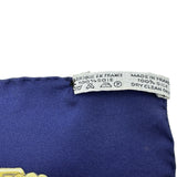 エルメス HERMES カレ90 CUIVREIES レッド/ネイビー シルク レディース スカーフ