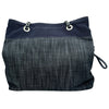 シャネル CHANEL クルーズラインチェーンショルダー A48450 13番台 ブルー シルバー金具 デニム レディース トートバッグ
