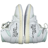 ナイキ NIKE ×Off White Air Jordan 1 ハイカットスニーカー AA3834 ホワイト レザー レディース スニーカー