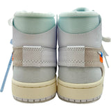 ナイキ NIKE ×Off White Air Jordan 1 ハイカットスニーカー AA3834 ホワイト レザー レディース スニーカー