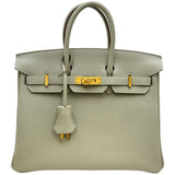 エルメス HERMES バーキン25 U刻印 グリペール ゴールド金具 トゴ レディース ハンドバッグ