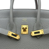 エルメス HERMES バーキン25 U刻印 グリペール ゴールド金具 トゴ レディース ハンドバッグ