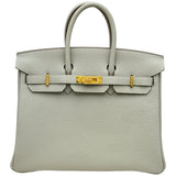エルメス HERMES バーキン25 U刻印 グリペール ゴールド金具 トゴ レディース ハンドバッグ