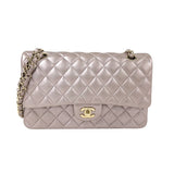 シャネル CHANEL マトラッセ25 A01112 ピンク/GD金具 メタリックラムスキン レディース ショルダーバッグ