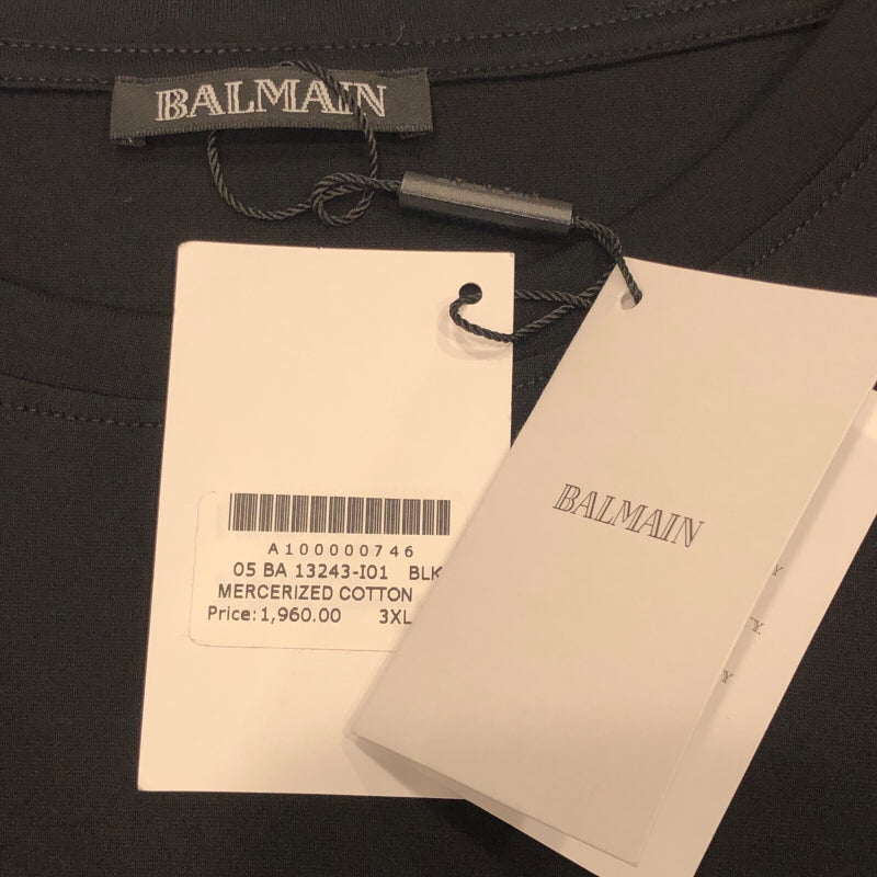 バルマン BALMAIN ロゴTシャツ サイズ3XL コットン コットン100 ...