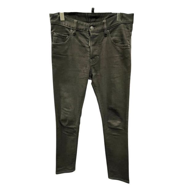 ディースクエアード DSQUARED スキニーデニムパンツ S74LB0695 ブラック コットン メンズ デニムパンツ