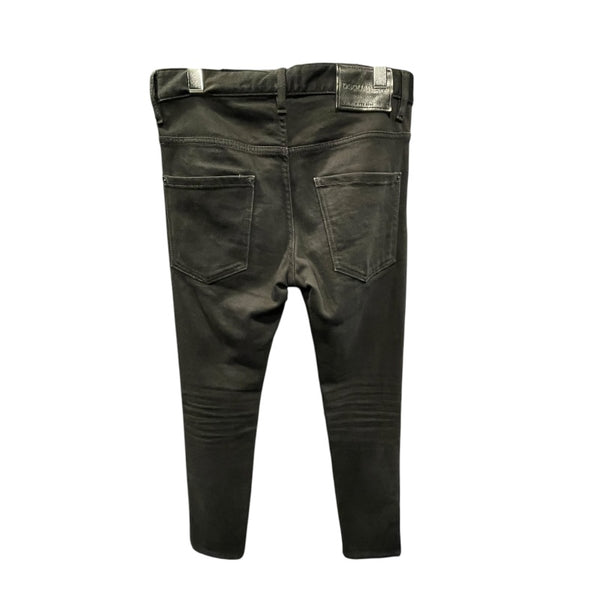 ディースクエアード DSQUARED スキニーデニムパンツ S74LB0695 ブラック コットン メンズ デニムパンツ