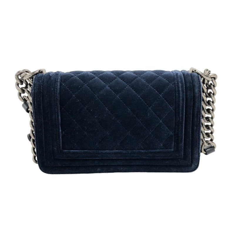 シャネル CHANEL ボーイシャネル20 A67085 18 ネイビー シルバー金具 