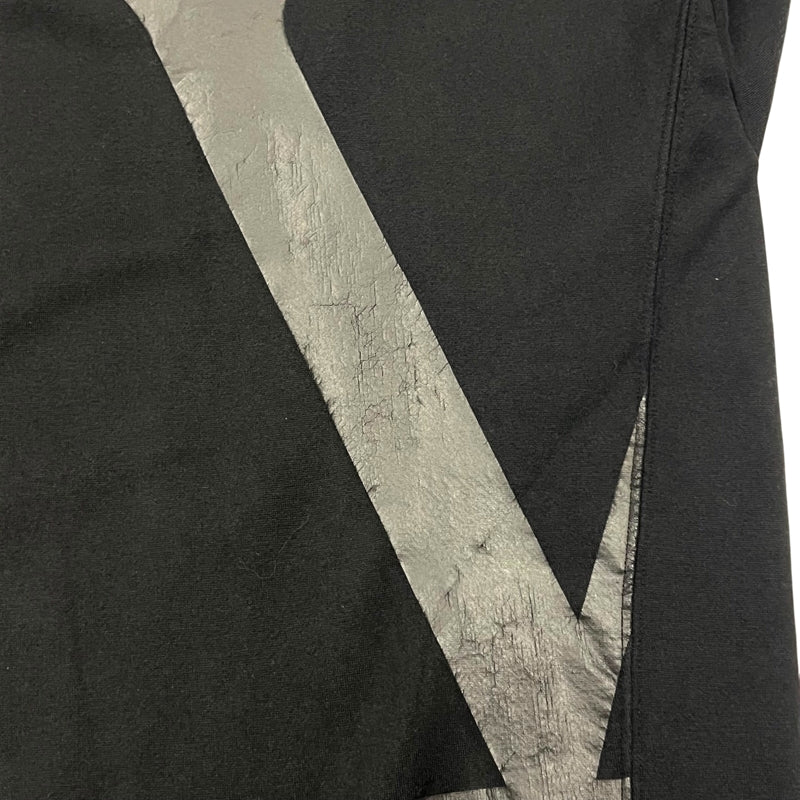 ヴァレンティノ VALENTINO レーススカートロゴスウェットシワンピース XXS TB3MJ01G595 ブラック コットン レディース ワンピース
