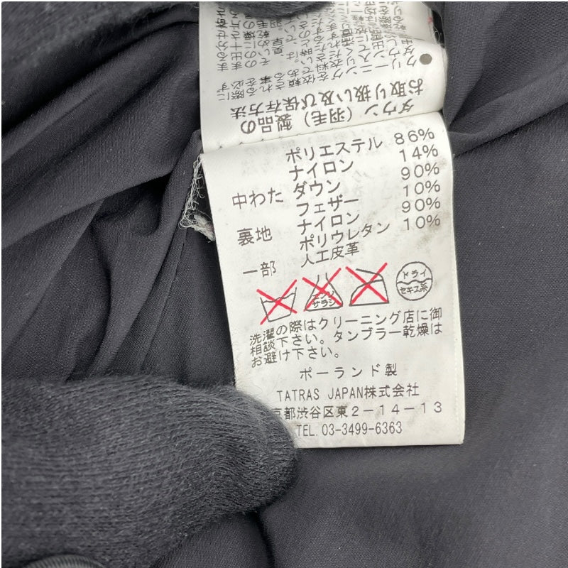 タトラス TATRAS ダウンコート LTA5IS4286 ブラック ナイロン レディース ダウンジャケット
