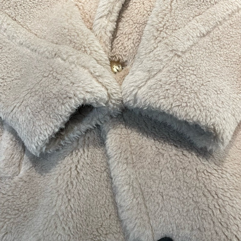 マックスマーラ Max Mara テディベア ボアロングコート 101604936 ベージュ アルパカ レディース ダッフルコート