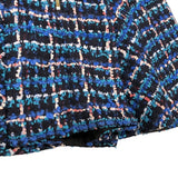 ルイ・ヴィトン LOUIS VUITTON スケータードレス ツイードワンピース 22AW FNRP88 ブルー レディース ワンピース