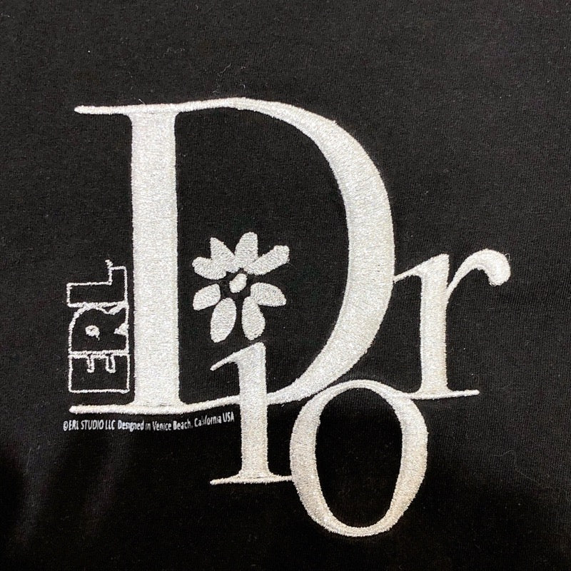 クリスチャン・ディオール Christian Dior × ERL ダメージ加工 ロゴ Tシャツ 313J647A0817 ブラック/シルバ |  中古ブランドリユースショップ OKURA(おお蔵)