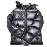 モンクレール MONCLER モンクレール　FRAGMENT　HIROSHI FUJIWARA　サイズ１ ブラック ナイロン ナイロン　ダウン９０％フェザー10% メンズ ダウンジャケット