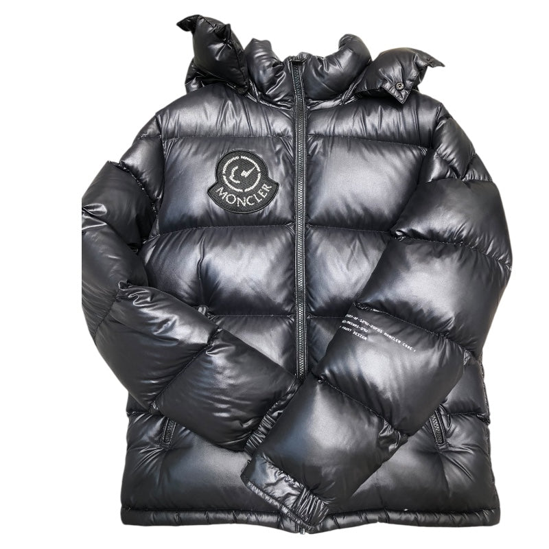 モンクレール MONCLER モンクレール　FRAGMENT　HIROSHI FUJIWARA　サイズ１ ブラック ナイロン ナイロン　ダウン９０％フェザー10% メンズ ダウンジャケット