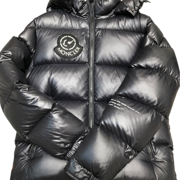 モンクレール MONCLER モンクレール　FRAGMENT　HIROSHI FUJIWARA　サイズ１ ブラック ナイロン ナイロン　ダウン９０％フェザー10% メンズ ダウンジャケット